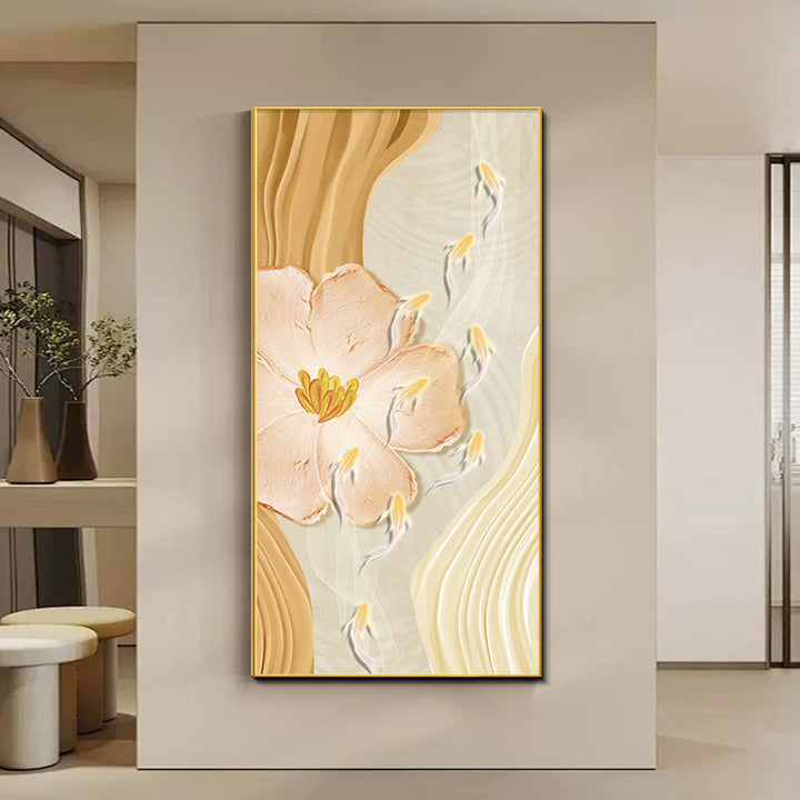 Floral Relief Wall Art