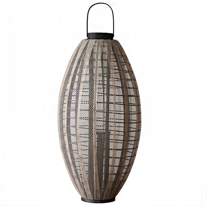 Elegant lantern with metal grid