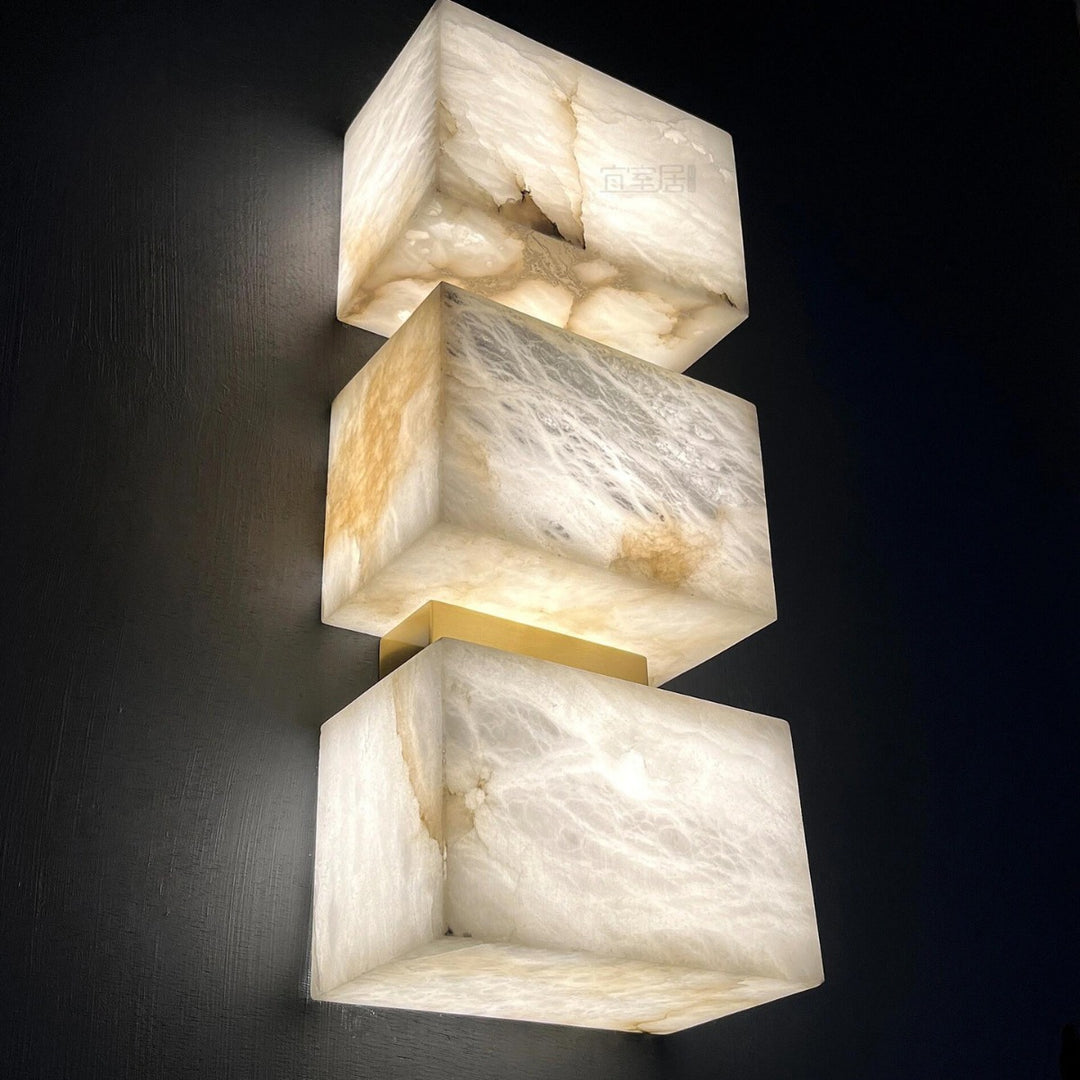 Artistic Alabaster Wall Lamp