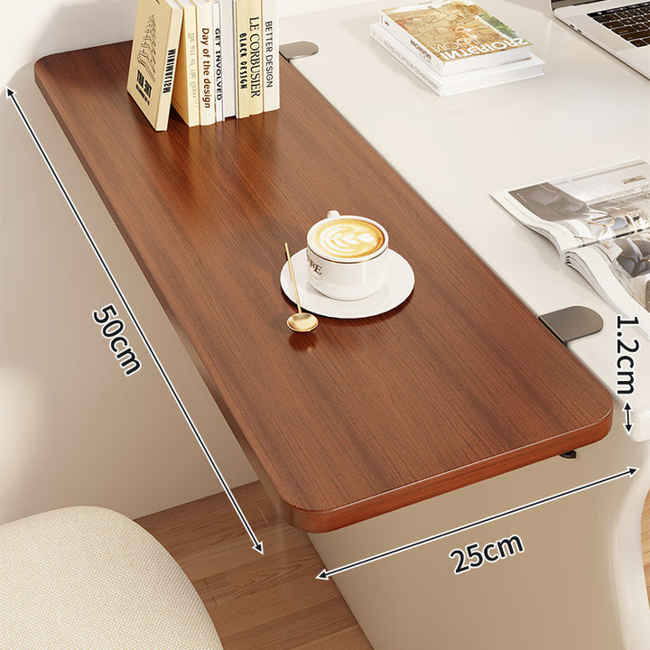 Compact Foldable Clip-On Desk-Edge Shelf