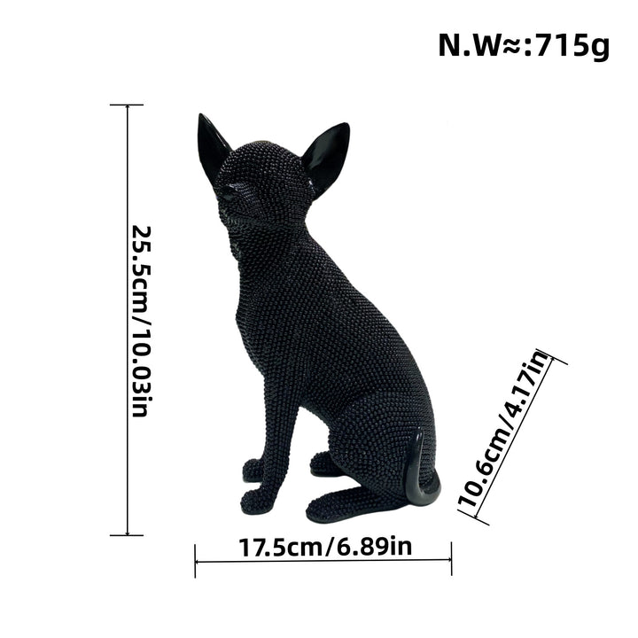 decorative French Bulldog sculpture