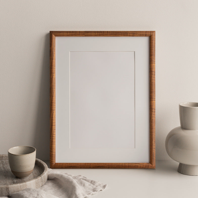 Rustic Natural Wood Photo Frame for Home Decor