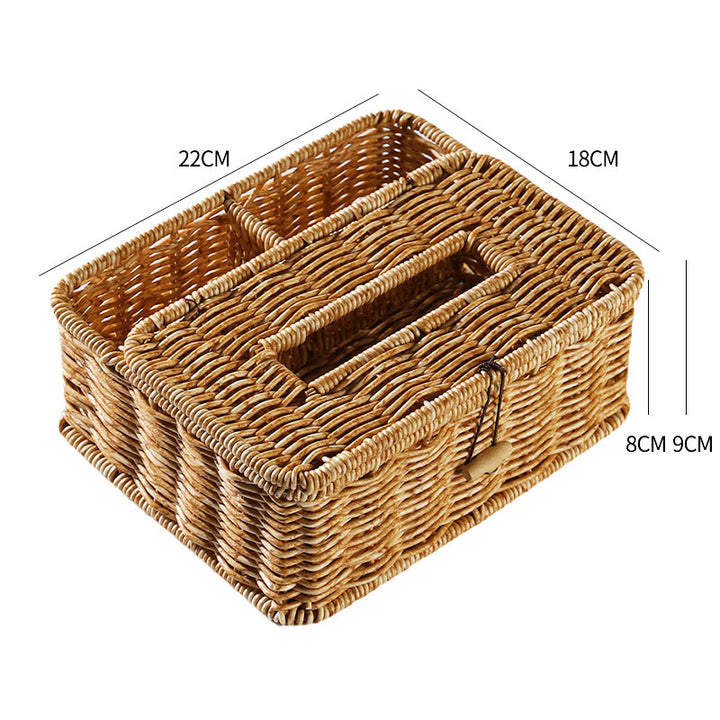 Handwoven Multi-Part Storage Basket