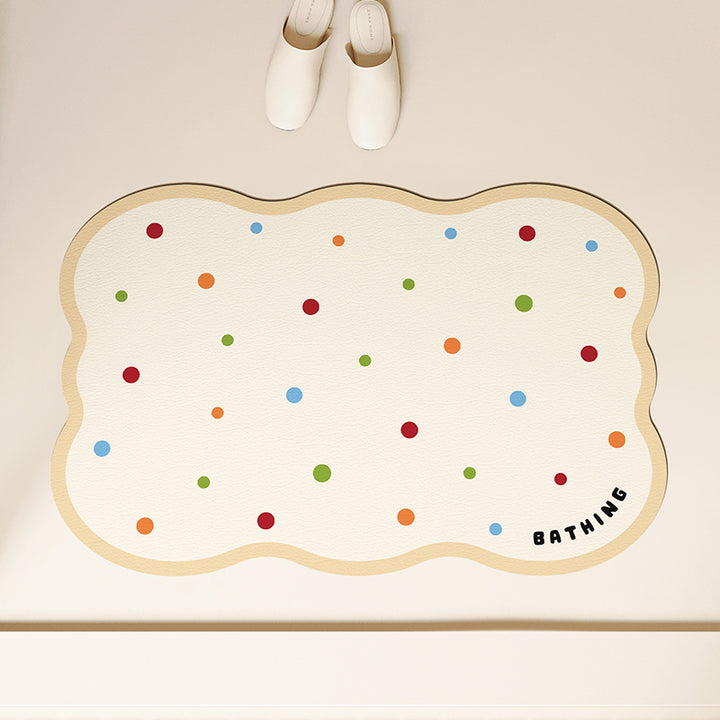 Playful Bath Mat for Bathroom Floor Decor