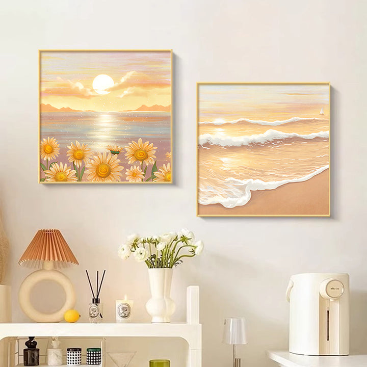 Floral Landscape Wall Art Print