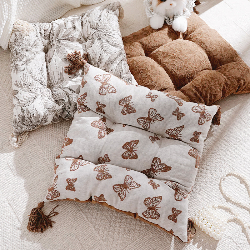 Decorative Floral Pattern Floor Cushion