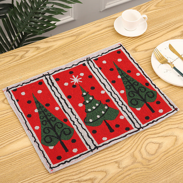 Festive tablecloth with Christmas motifs