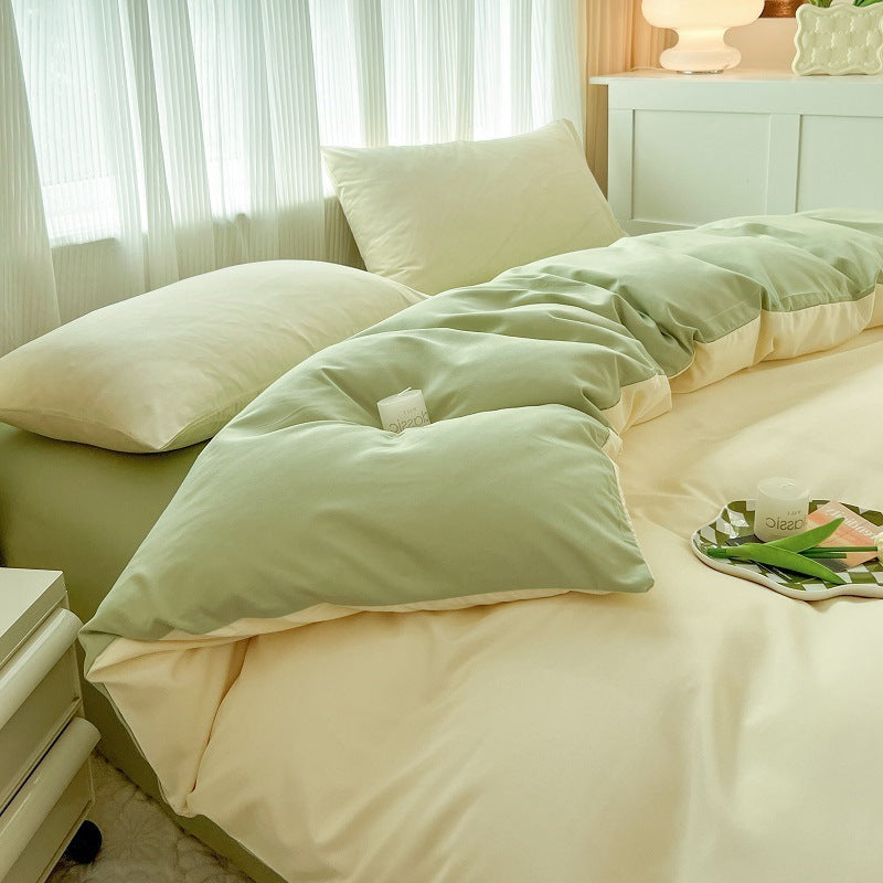 Premium Reversible Hypoallergenic Duvet Cover Set