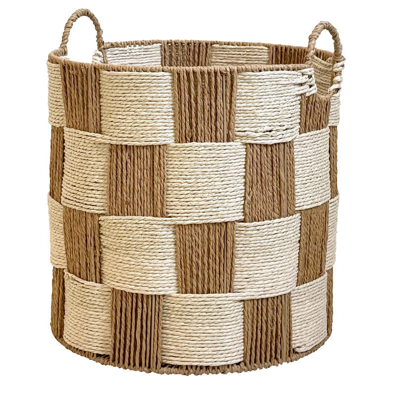 Storage basket with handles