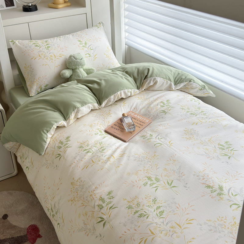 Polka Dot Patterned Duvet Cover Set