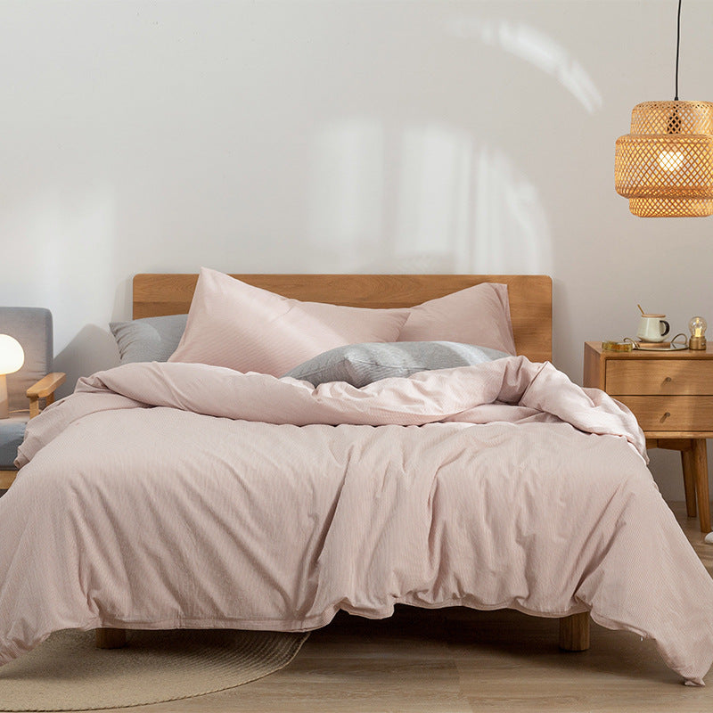 Decorative Elegant Striped Bed Linen Set Avarnia