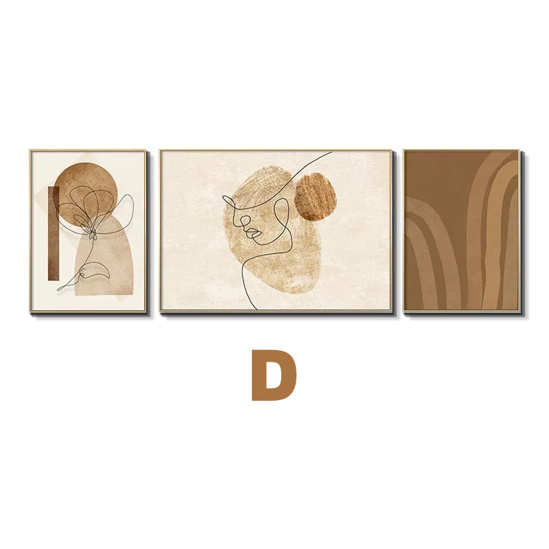 Abstract Line Art Trio Set