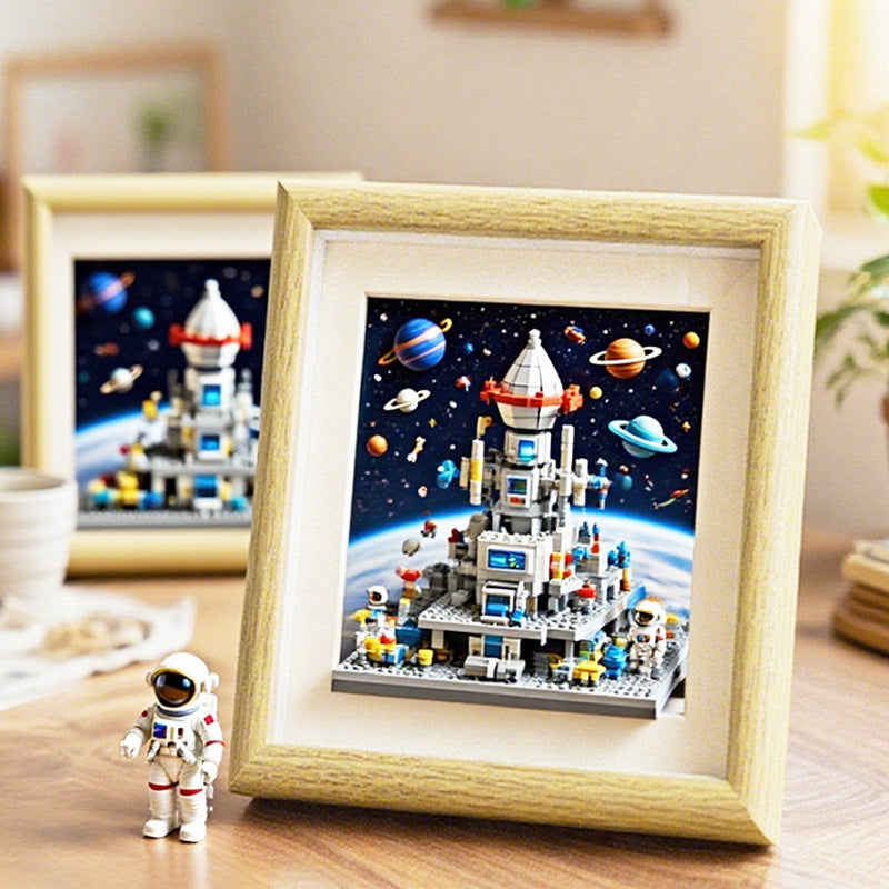 Space-Themed Wall Art Frame