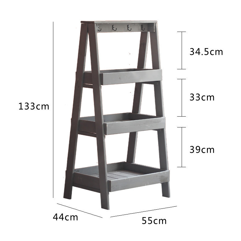 Wooden shelf