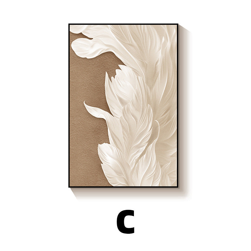 Elegant Floral Textured Wall Art