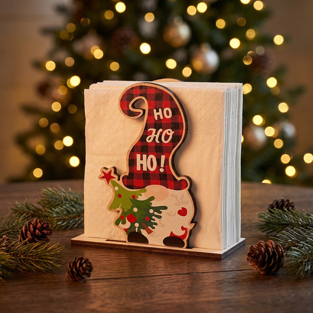 Christmas decoration with gingerbread house motifs