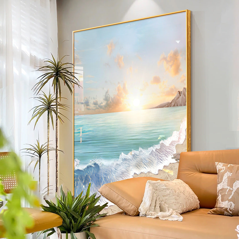 Coastal Sunset Beach Wall Art