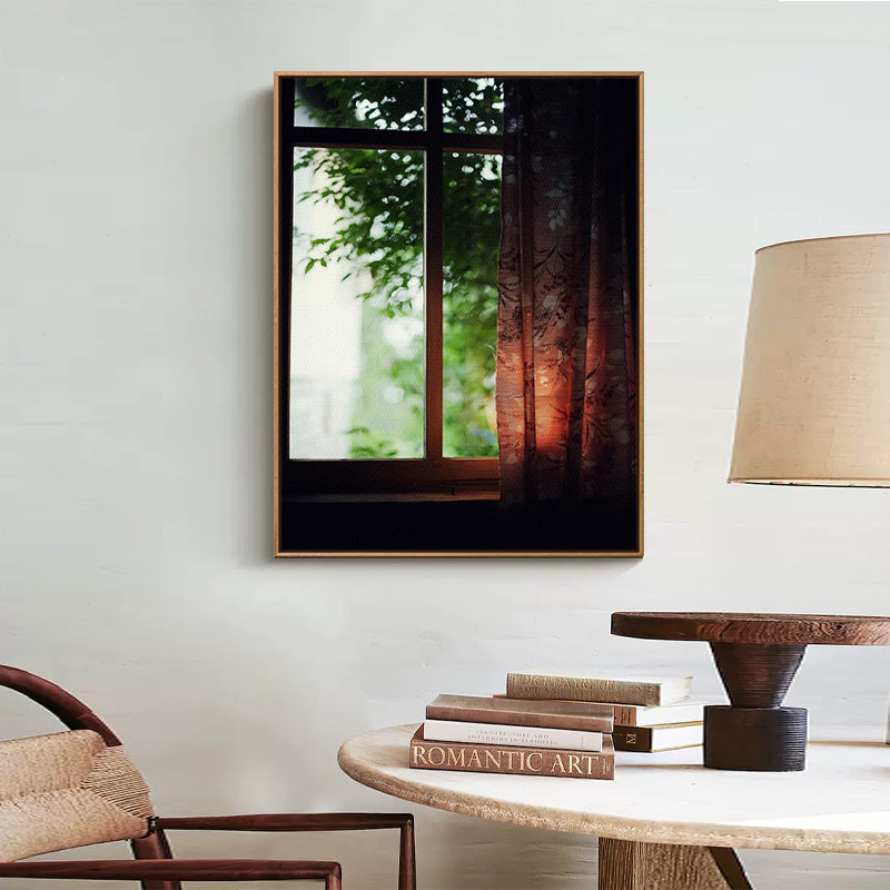 Framed Botanical Window Artwork