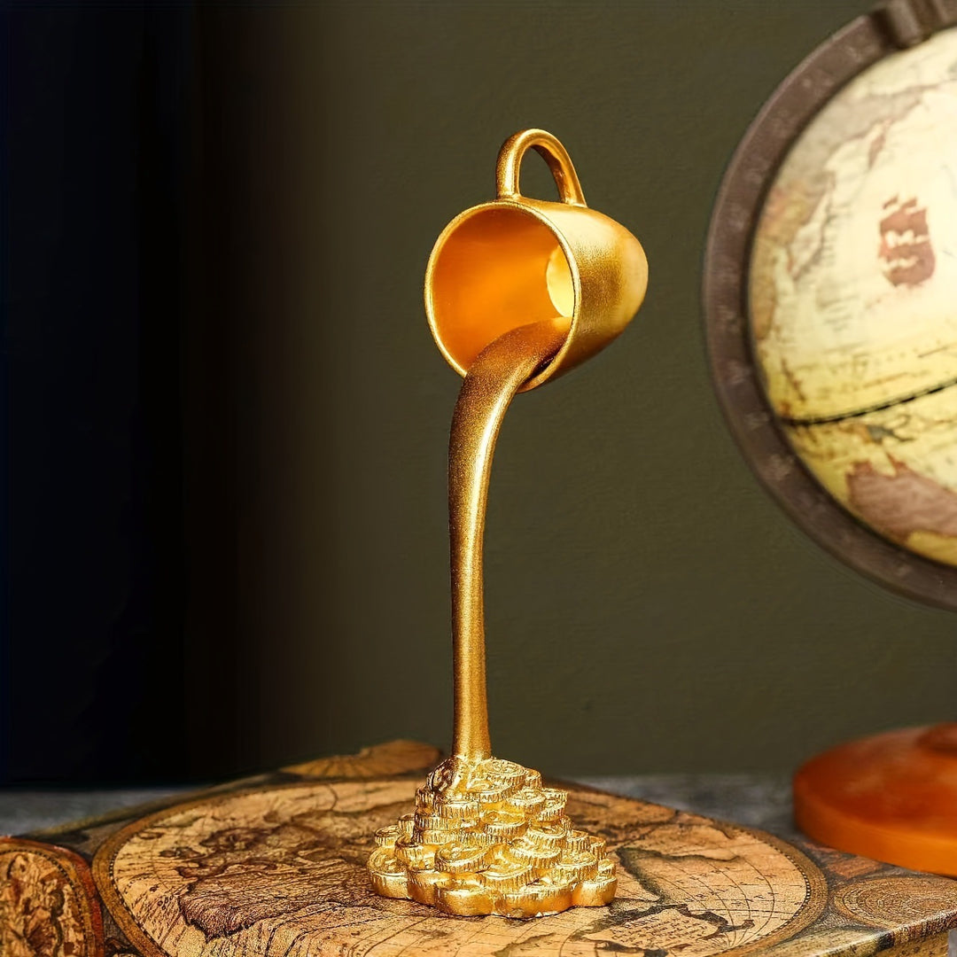 Creative Pouring Coffee Mug Sculpture