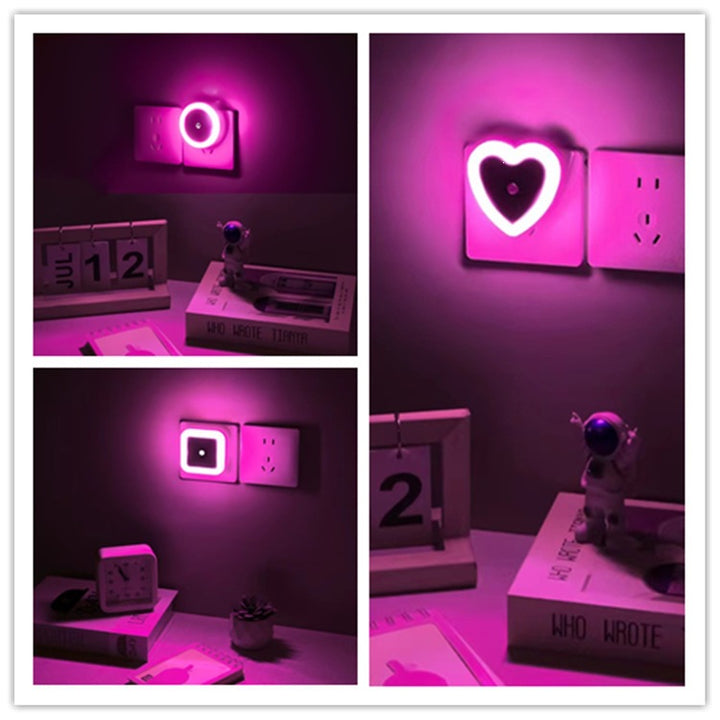 LED Heart-Shaped Night Light