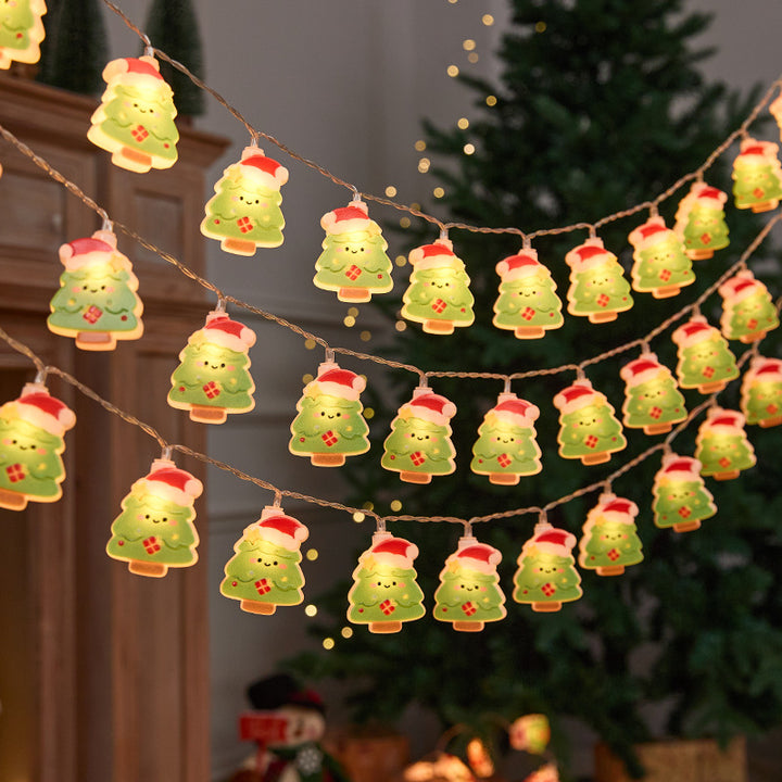 Festive sheep-shaped warm LED fairy lights