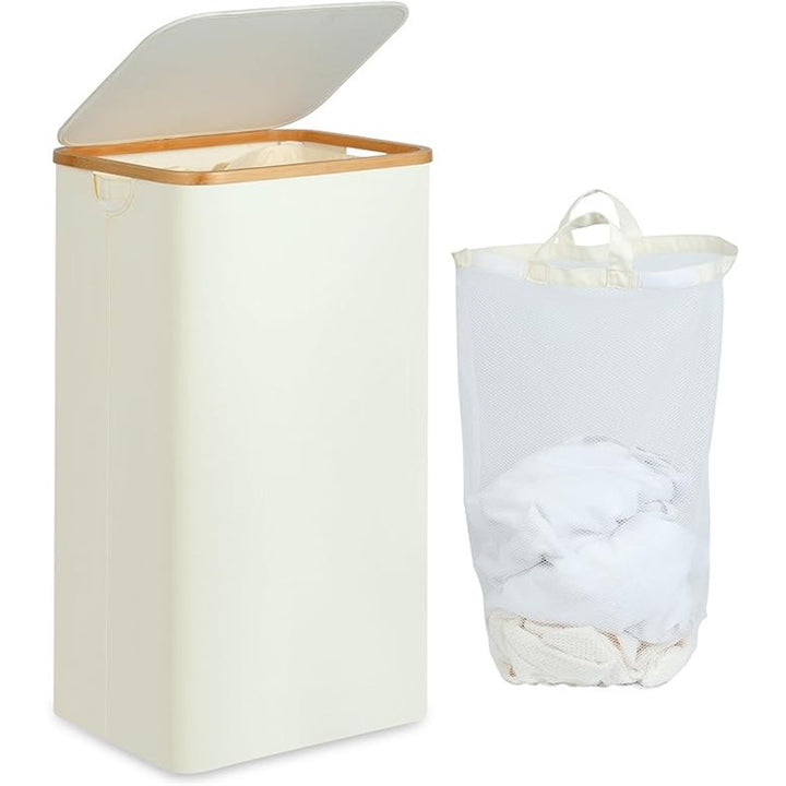 High-quality laundry container with removable inner bag