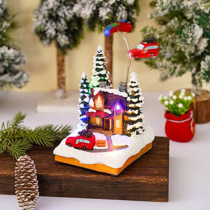 Nostalgic Christmas Village Decoration