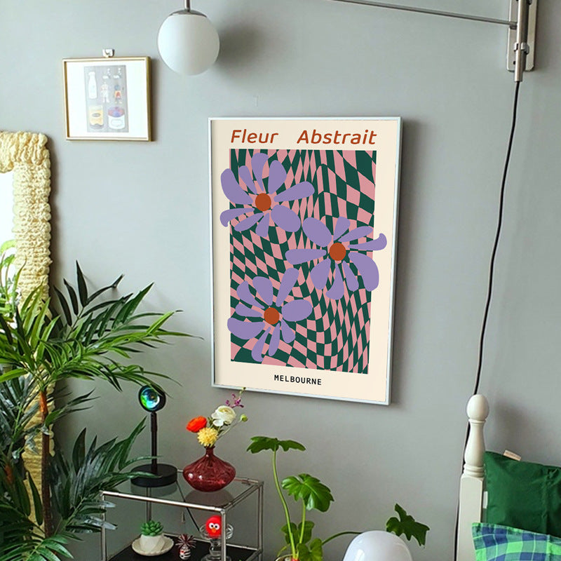 Floral Pattern Wall Art Print