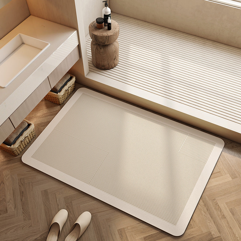Geometric Patterned Bath Mat