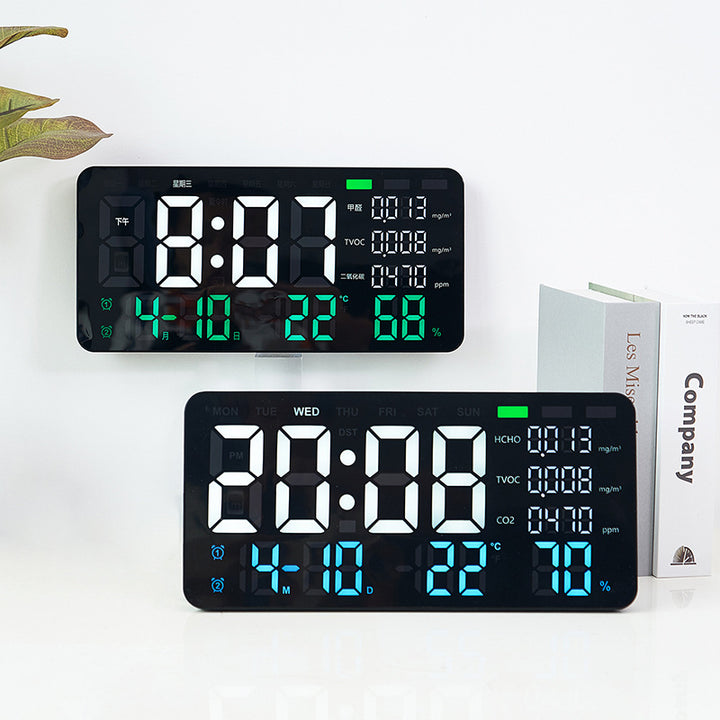Digital multifunctional weather alarm clock