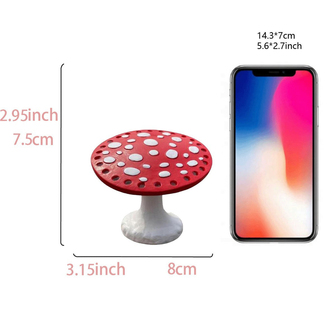 Whimsical Mushroom-Shaped Decorative Figurine