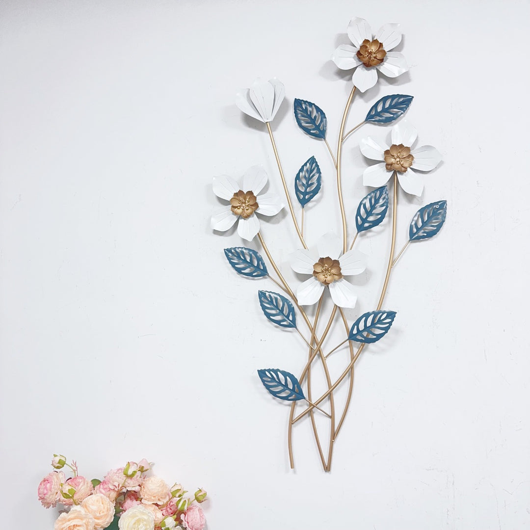 Elegant Floral Wall Sculpture