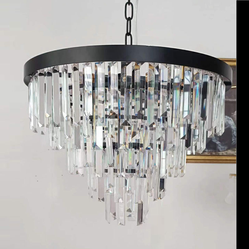 Contemporary Crystal Chandelier