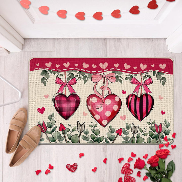 Romantic Floral Welcome Mat
