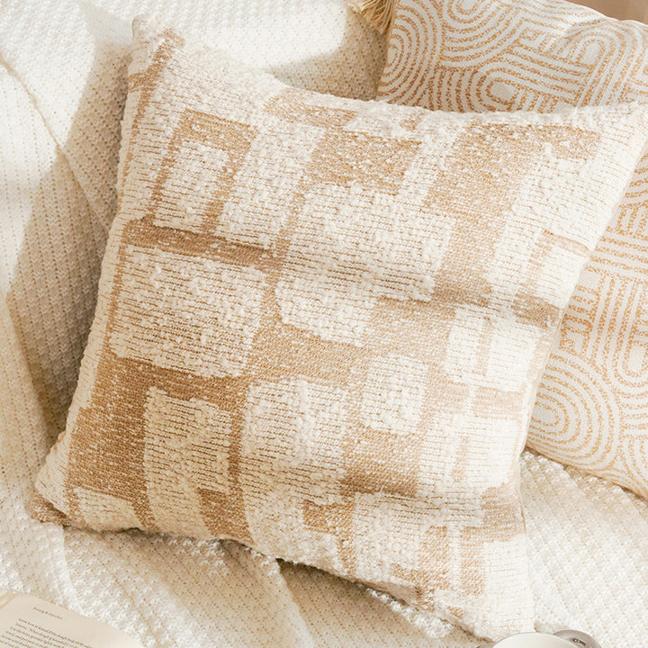 Decorative Textured Lumbar Pillow