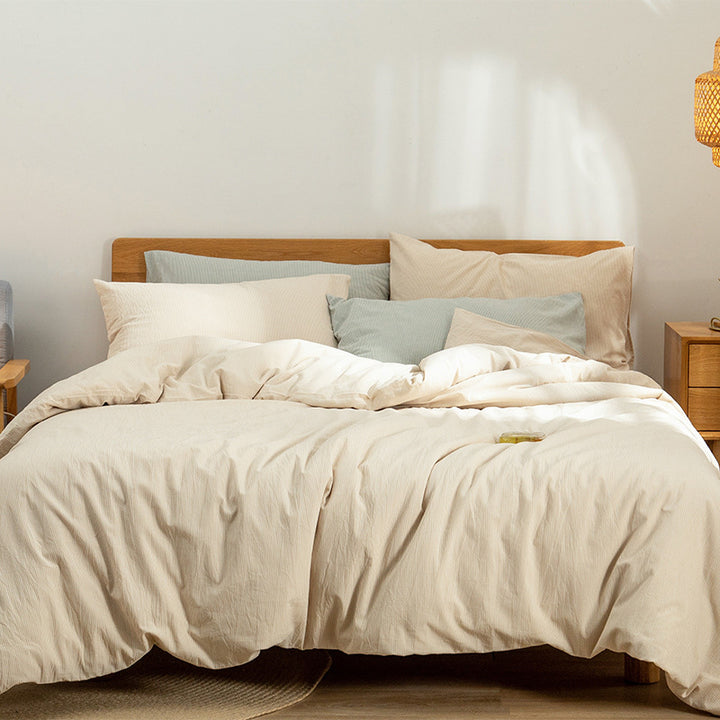 Decorative Elegant Striped Bed Linen Set Avarnia