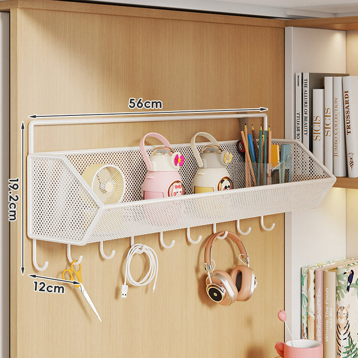 Over-Cabinet Mesh Hanging Storage Basket Shelf Organizer
