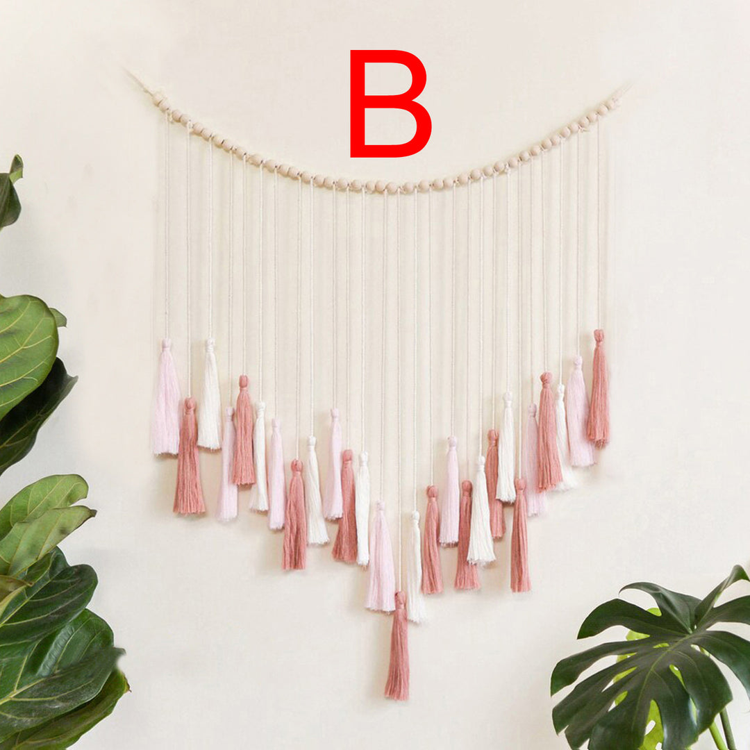 Decorative Macrame Wall Hanging with Tassels