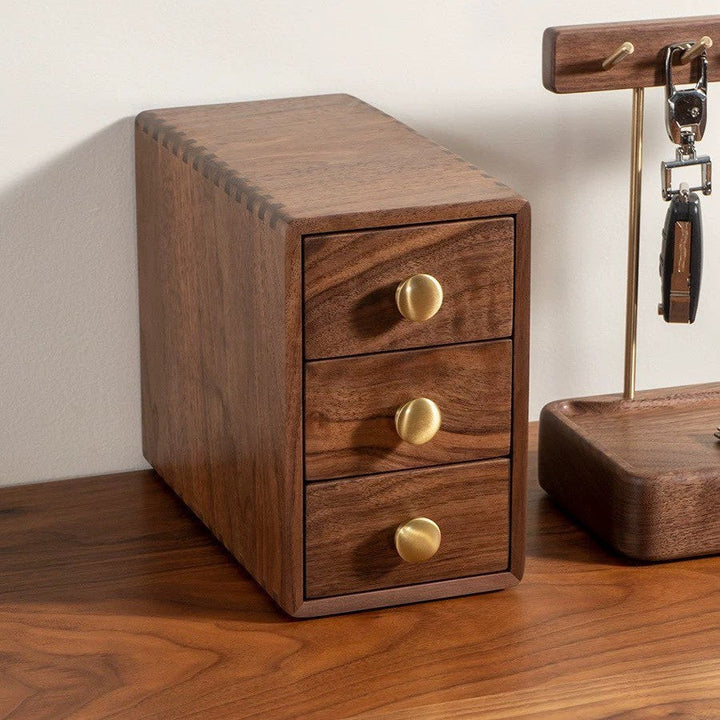 Wooden Drawer Storage Unit