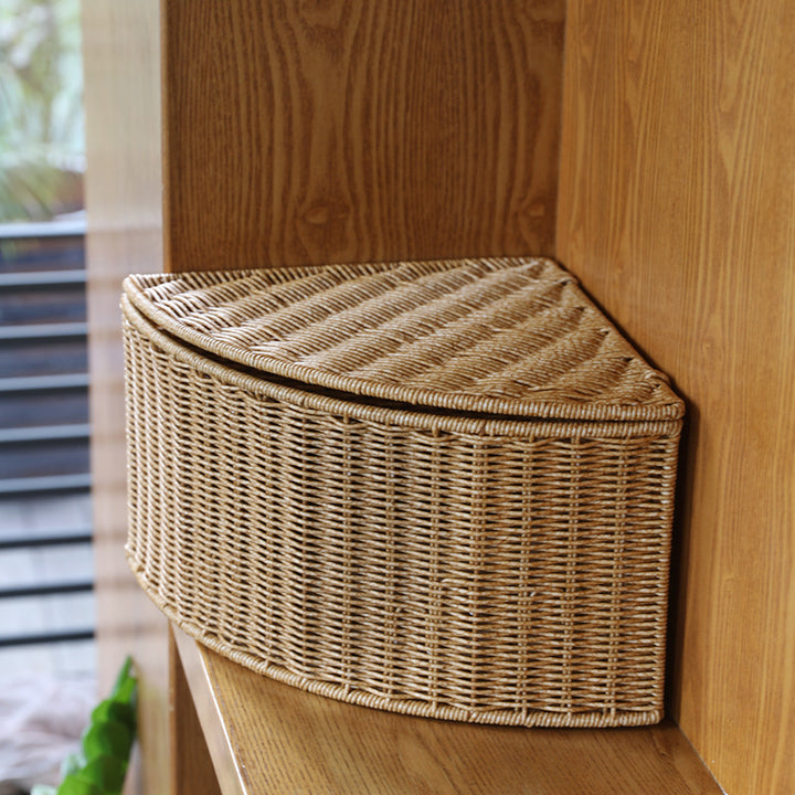 Handcrafted Decorative Corner Storage Basket