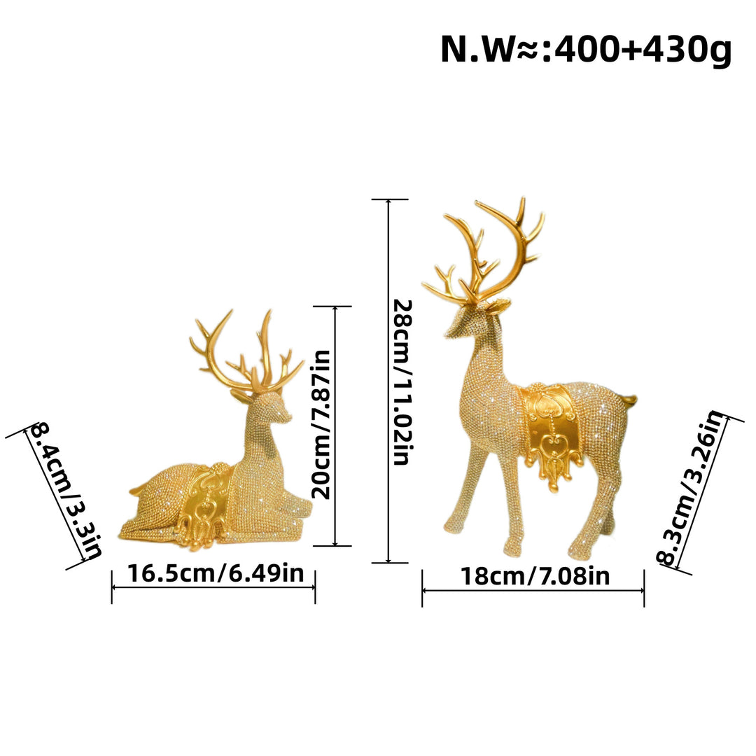 Elegant decorative figure of a majestic stag