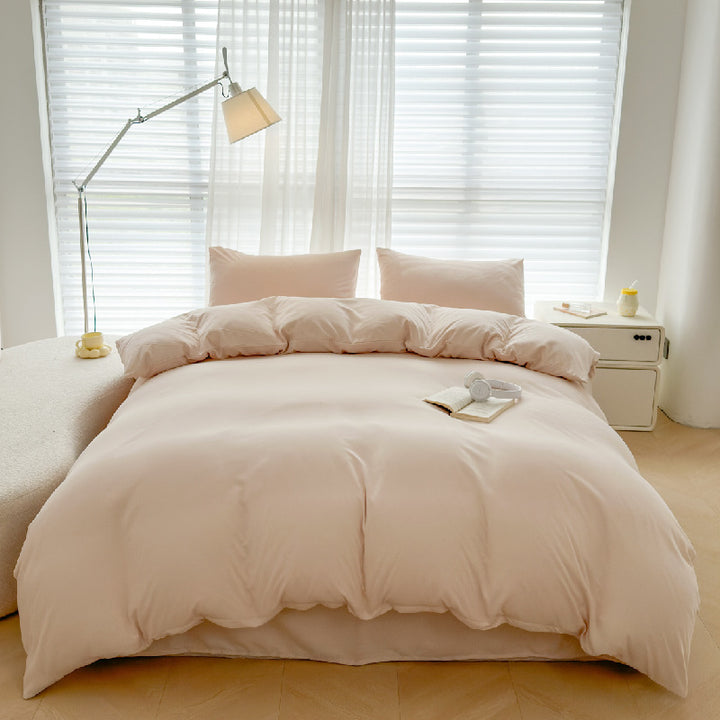 Lightweight Breathable Cotton Duvet Cover Set