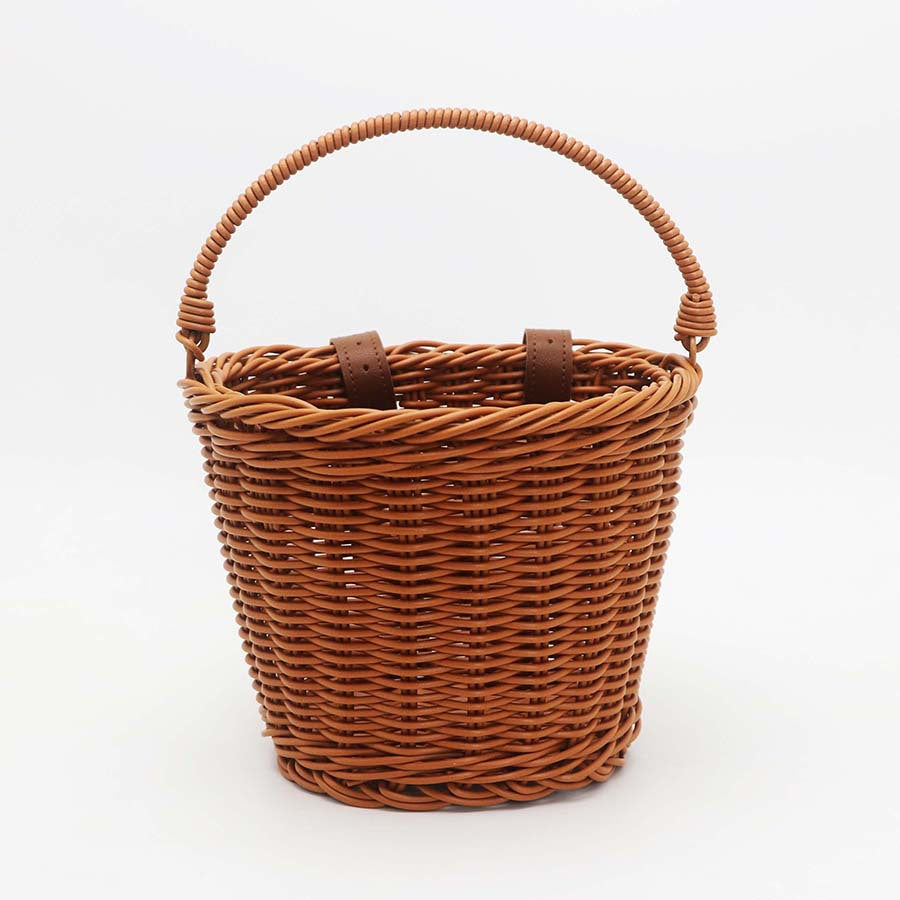 Handmade bicycle accessory basket