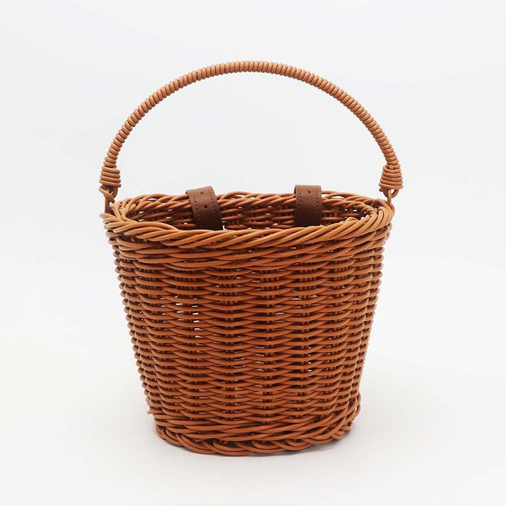Handmade bicycle accessory basket