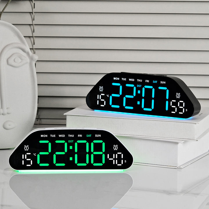 Digital Multifunctional Alarm Clock with Temperature and Date Display