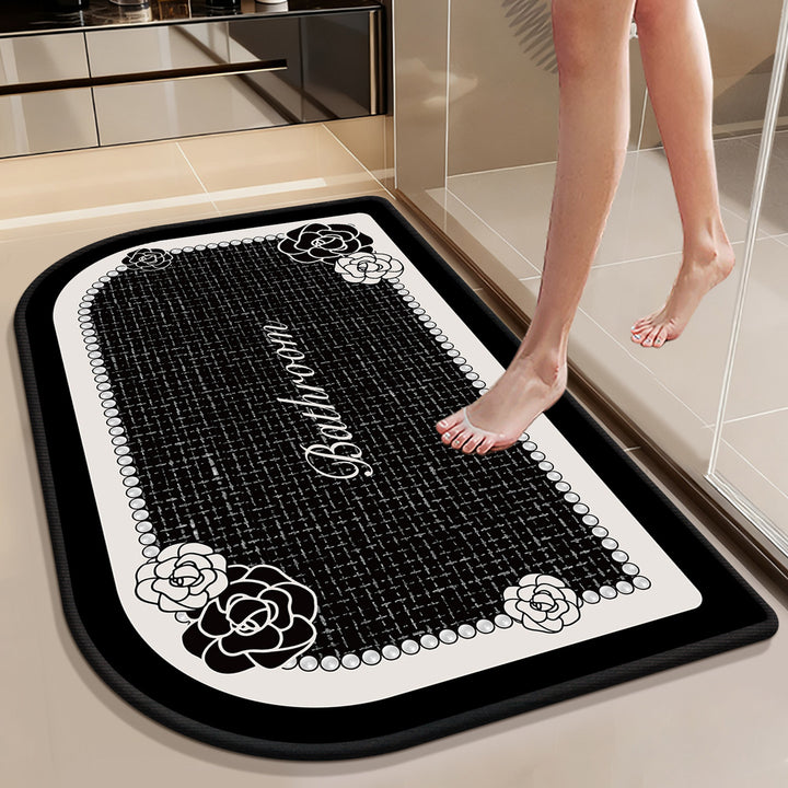 Stylish Abstract Design Bath Mat
