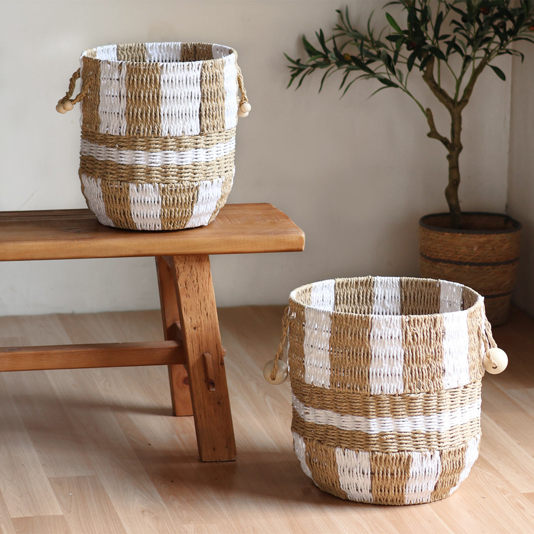 Handcrafted storage basket