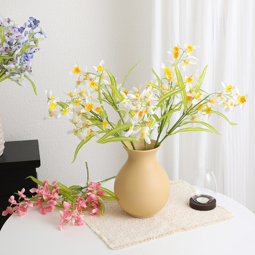 Elegant Artificial Orchid Bouquet