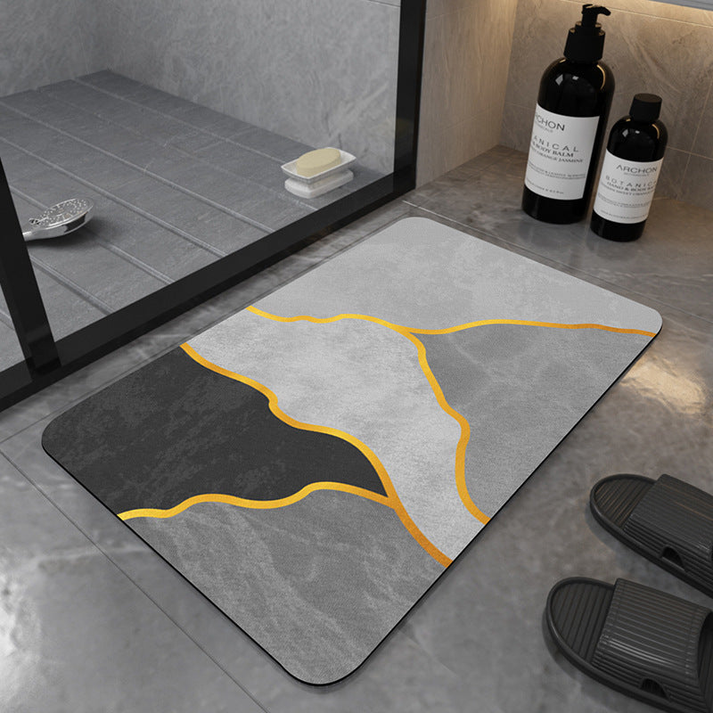 Modern Geometric Bath Mat