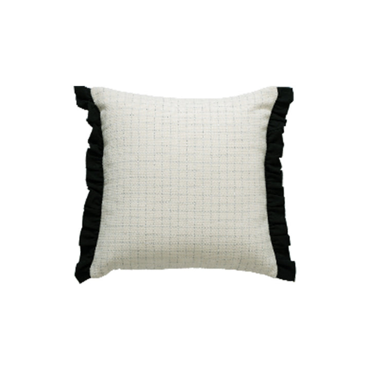 Ergonomic cylindrical neck and lumbar support pillow with breathable cover